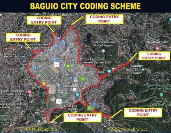 Baguio Number Coding Guide (Ordinance No. 001-2003) – Alam Mo Ba Baguio